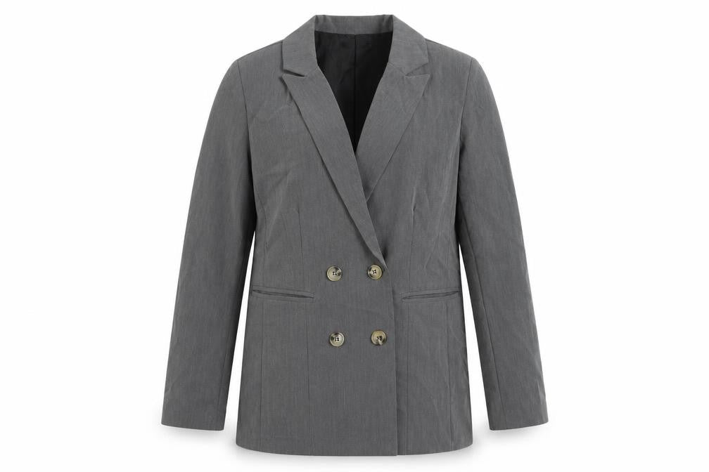 Nasty Gal Womens Grey Jacket Blazer Size M Button