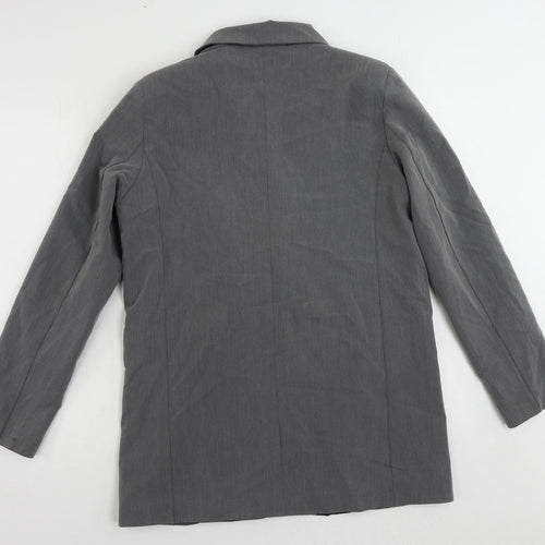 Nasty Gal Womens Grey Jacket Blazer Size M Button