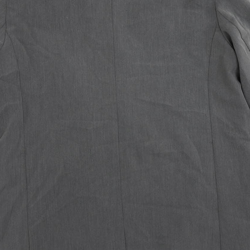 Nasty Gal Womens Grey Jacket Blazer Size M Button