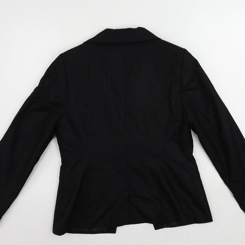 Limited Collection Womens Black Jacket Blazer Size 14 Snap