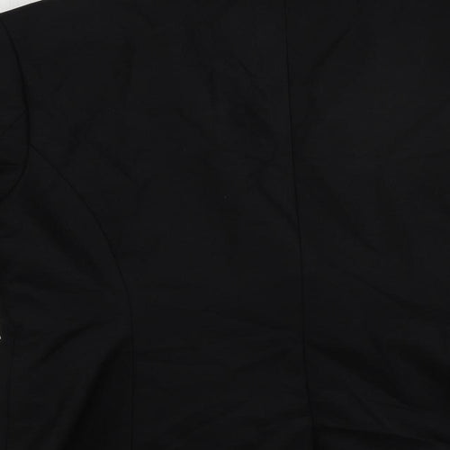 Limited Collection Womens Black Jacket Blazer Size 14 Snap