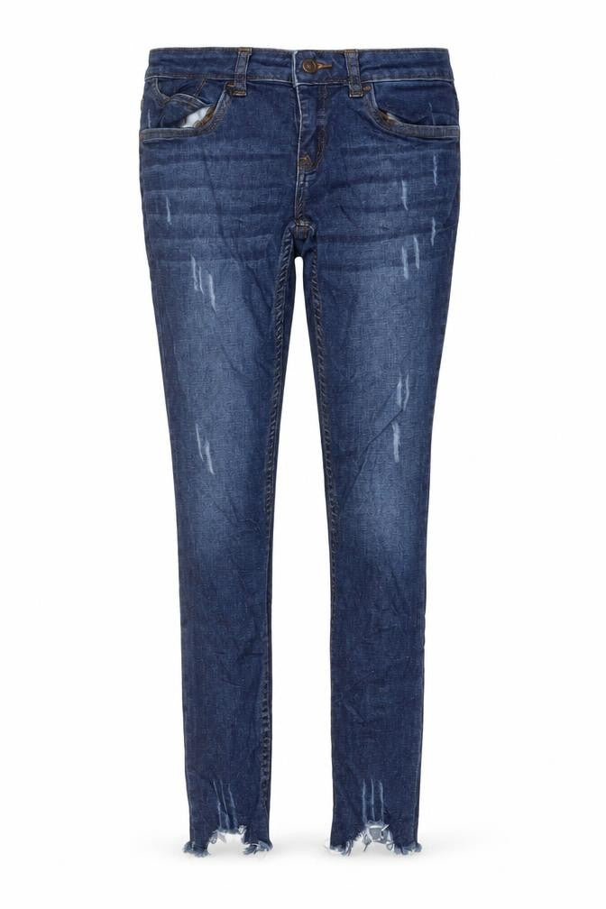 Max Womens Blue Cotton Skinny Jeans Size 28 in L26 in Regular Button