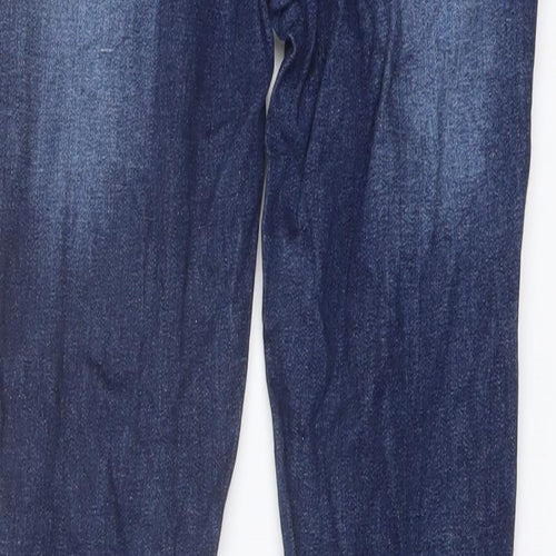 Max Womens Blue Cotton Skinny Jeans Size 28 in L26 in Regular Button