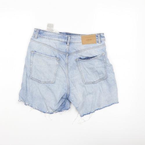 JJXX Womens Blue Cotton Hot Pants Shorts Size 30 in L3 in Regular Button
