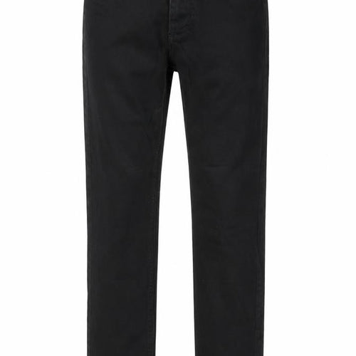 Denim & Co. Mens Black Cotton Straight Jeans Size 26 in L30 in Regular Button