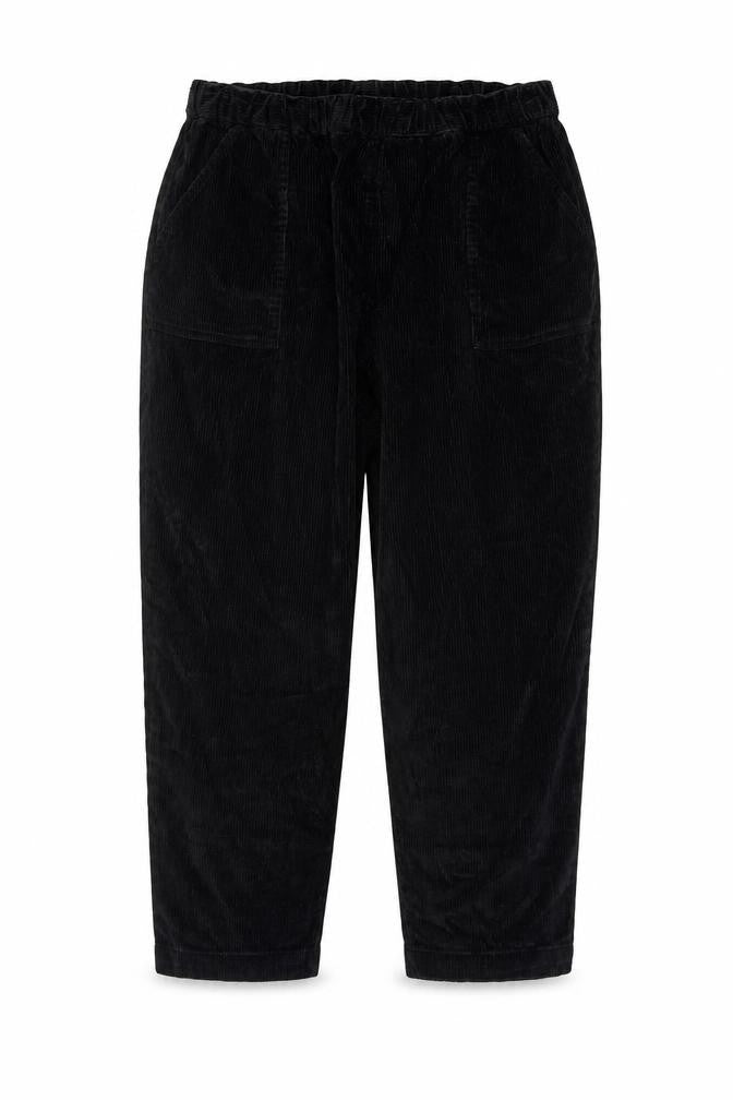 Front view of Classics women’s black cotton trousers, size UK 20, 24-inch leg regular