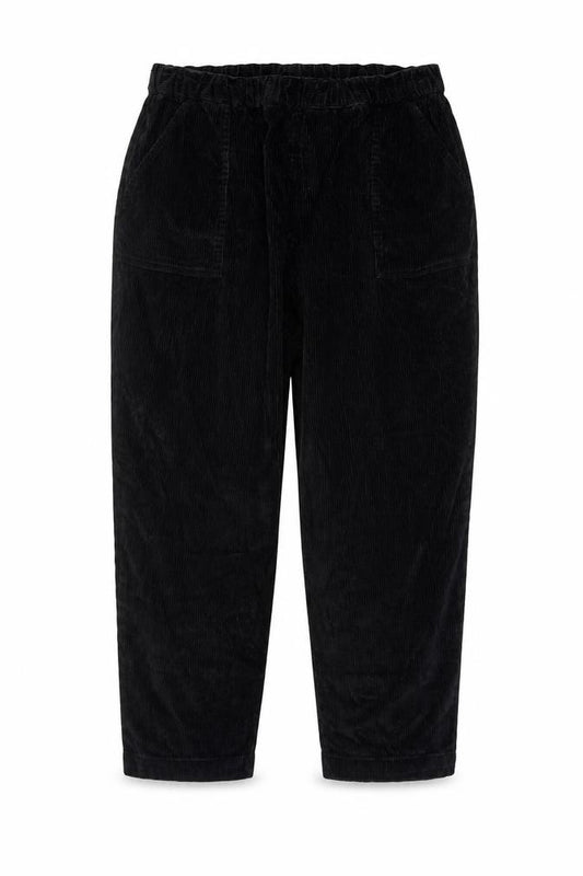 Front view of Classics women’s black cotton trousers, size UK 20, 24-inch leg regular