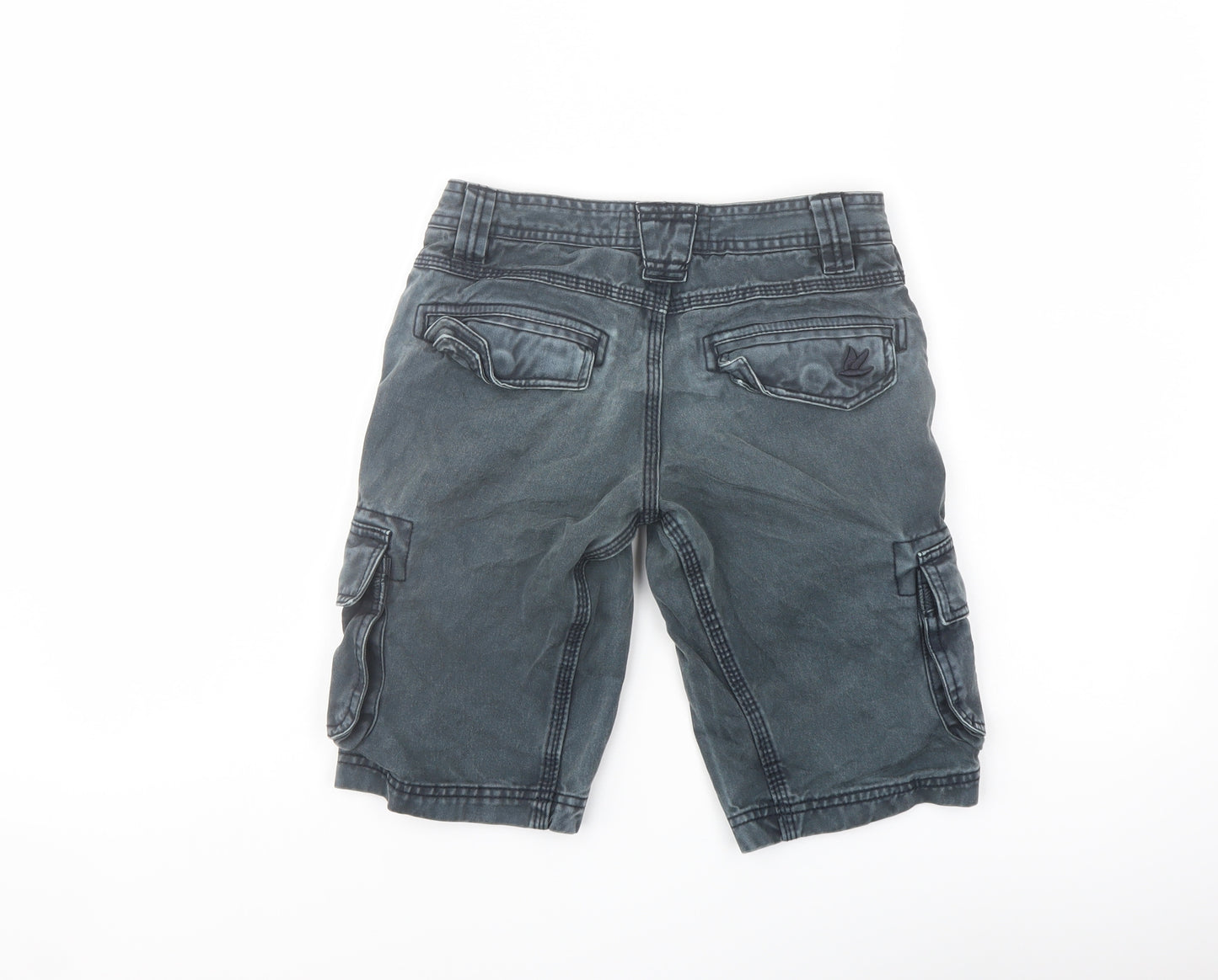 SoulCal&Co Boys Green Cotton Cargo Shorts Size 9-10 Years Regular Drawstring