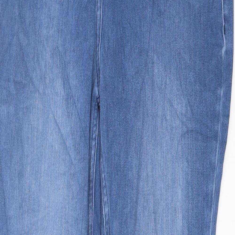 NEXT Womens Blue Cotton Jegging Leggings Size 12 L27 in