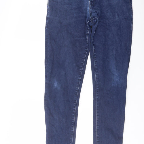 Gap Mens Blue Cotton Skinny Jeans Size 32 in L34 in Slim Button