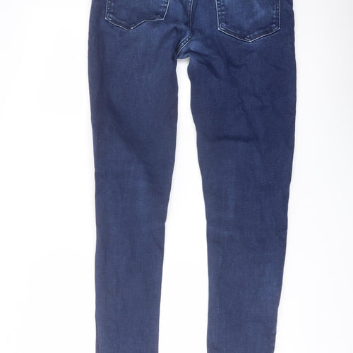 Gap Mens Blue Cotton Skinny Jeans Size 32 in L34 in Slim Button