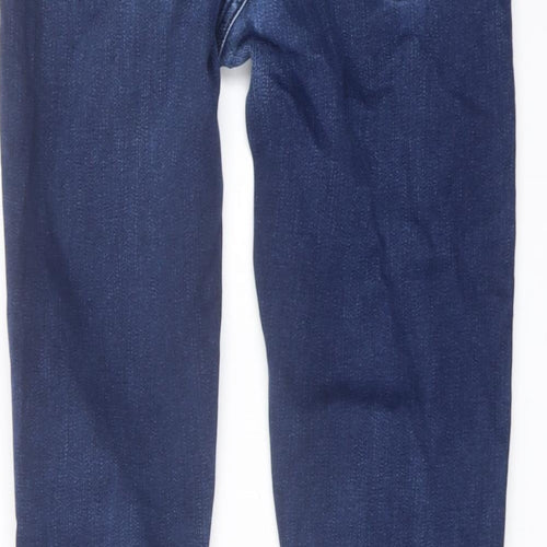 Gap Mens Blue Cotton Skinny Jeans Size 32 in L34 in Slim Button