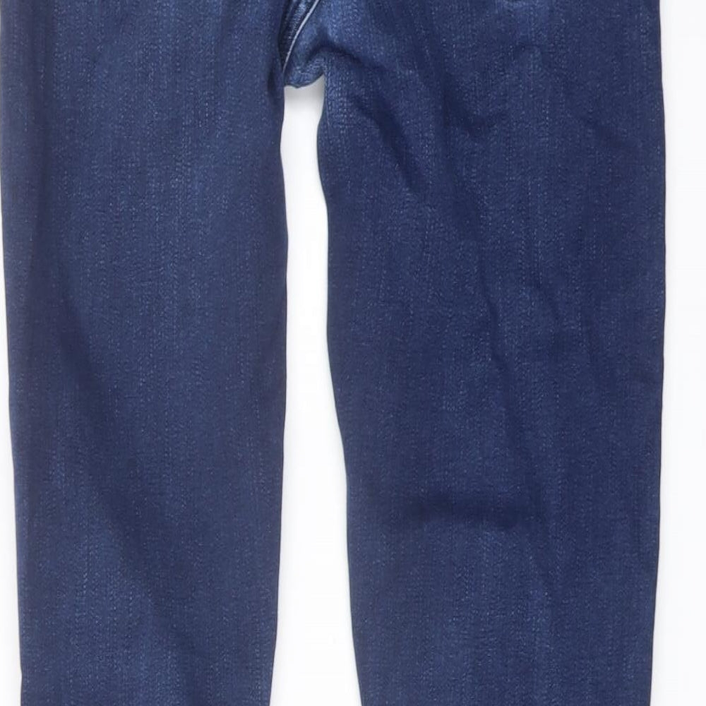 Gap Mens Blue Cotton Skinny Jeans Size 32 in L34 in Slim Button