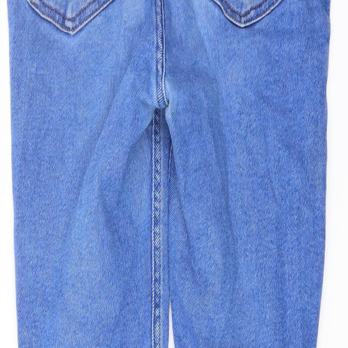 New Look Womens Blue Cotton Skinny Jeans Size 10 L25 in Regular Button