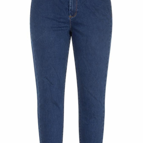 Denim & Co. Womens Blue Cotton Jegging Jeans Size 12 L25 in Regular Button