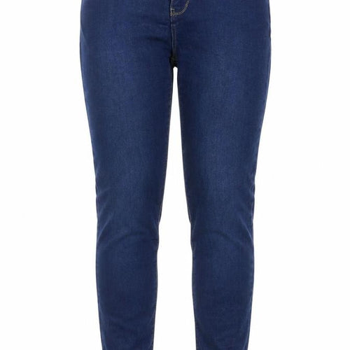 Denim & Co. Womens Blue Cotton Jegging Jeans Size 12 L26 in Regular Button