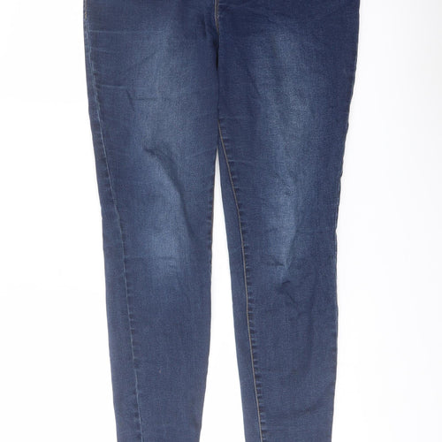 George Womens Blue Cotton Jegging Jeans Size 12 L29 in Regular