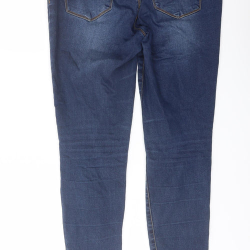 George Womens Blue Cotton Jegging Jeans Size 12 L29 in Regular