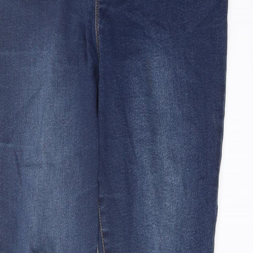 George Womens Blue Cotton Jegging Jeans Size 12 L29 in Regular