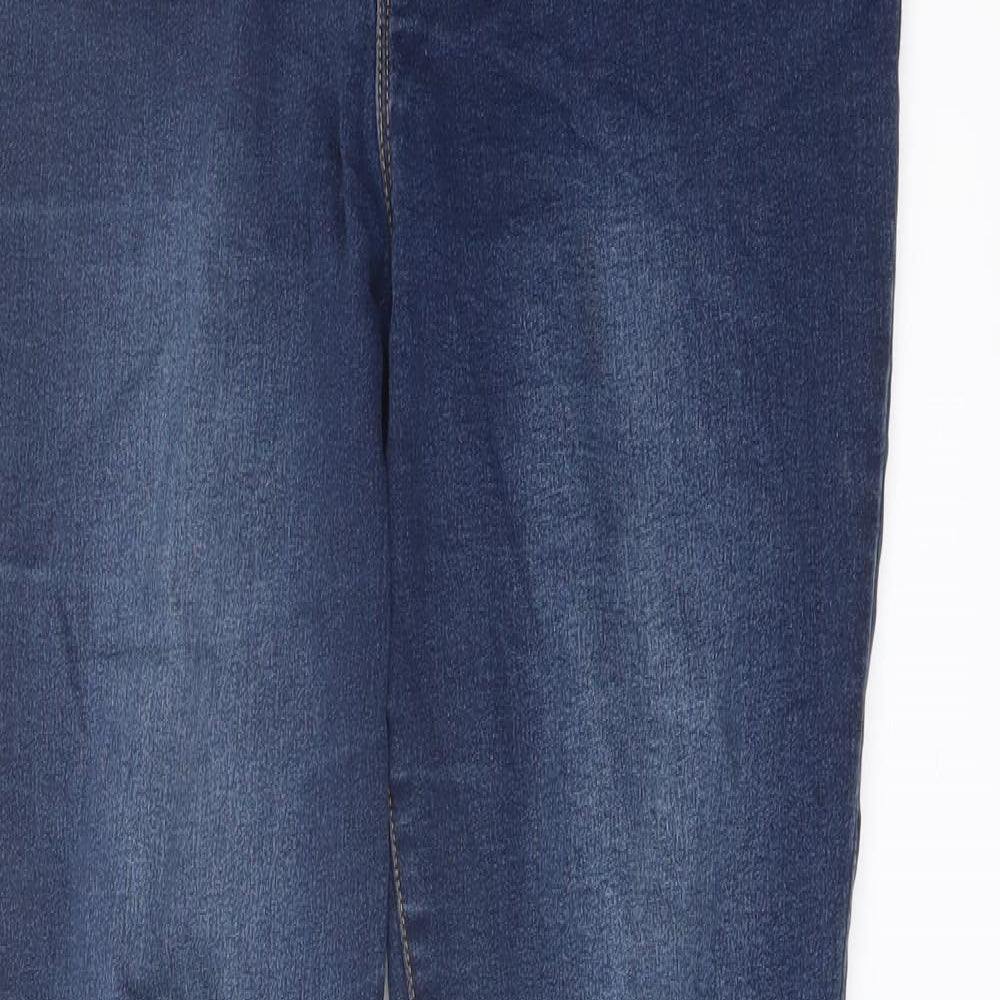 George Womens Blue Cotton Jegging Jeans Size 12 L29 in Regular