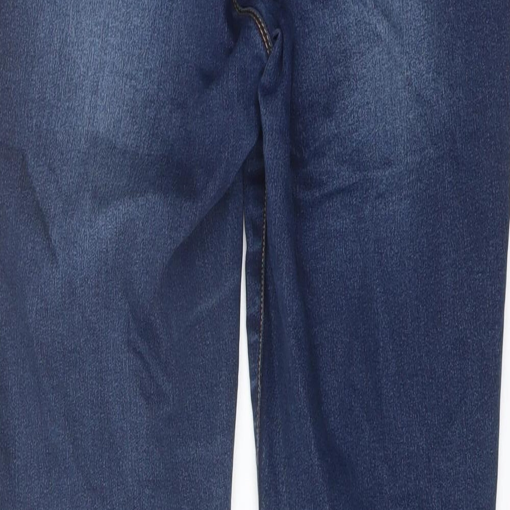George Womens Blue Cotton Jegging Jeans Size 12 L29 in Regular
