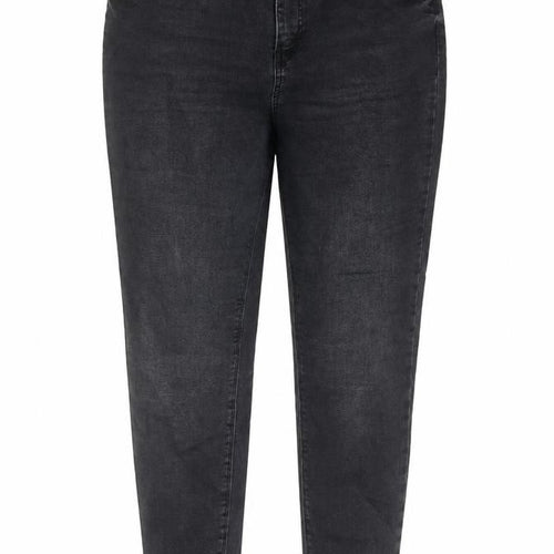 Denim & Co. Womens Grey Cotton Skinny Jeans Size 16 L28 in Regular Button