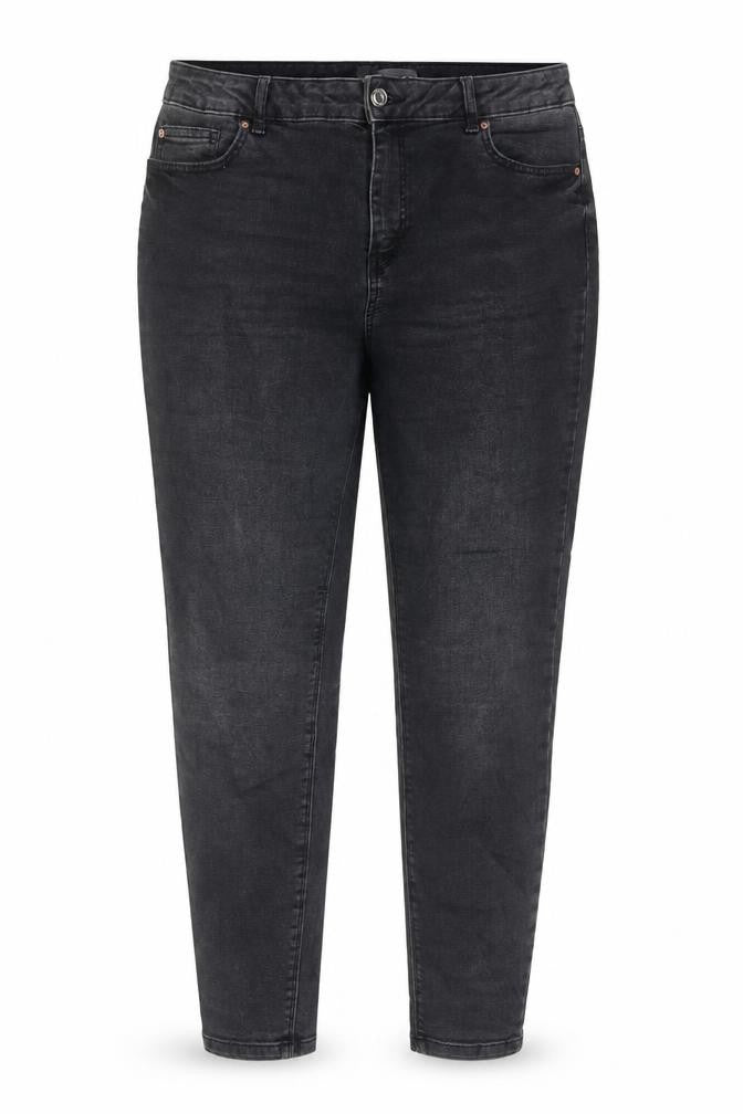 Denim & Co. Womens Grey Cotton Skinny Jeans Size 16 L28 in Regular Button