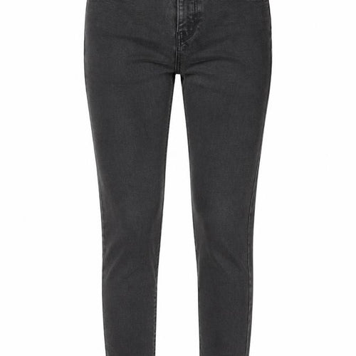 Denim & Co. Womens Grey Cotton Skinny Jeans Size 10 L27 in Regular Button