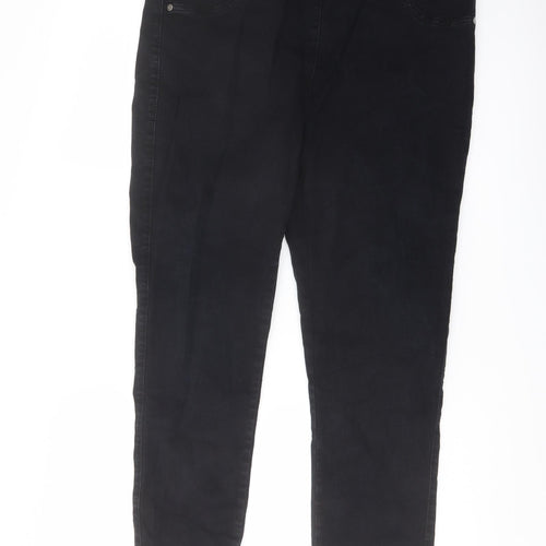 TU Womens Blue Cotton Jegging Jeans Size 16 L26 in Regular