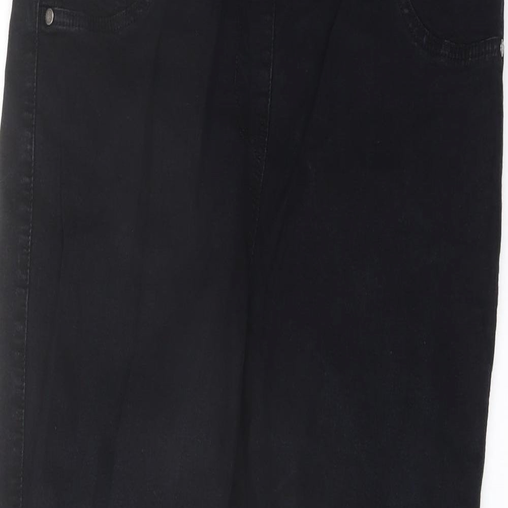 TU Womens Blue Cotton Jegging Jeans Size 16 L26 in Regular