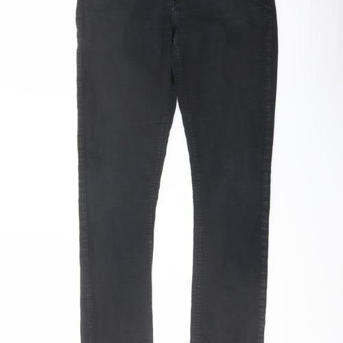 Lee Womens Black Cotton Jegging Jeans Size 26 in L29 in Regular Button