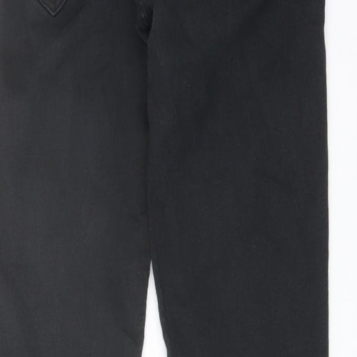 Lee Womens Black Cotton Jegging Jeans Size 26 in L29 in Regular Button