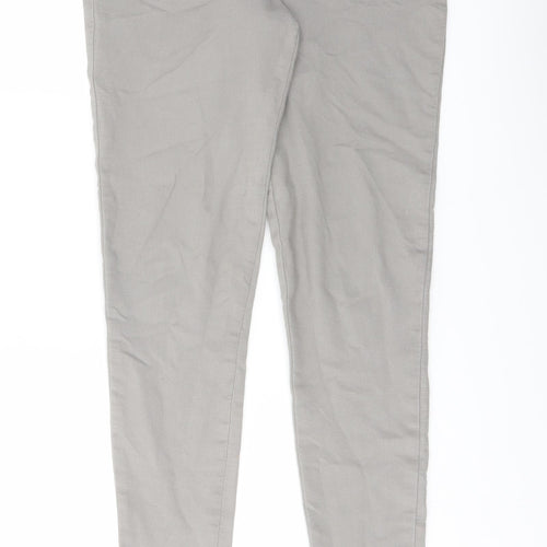 Marks and Spencer Womens Grey Cotton Jegging Jeans Size 10 L28 in Regular