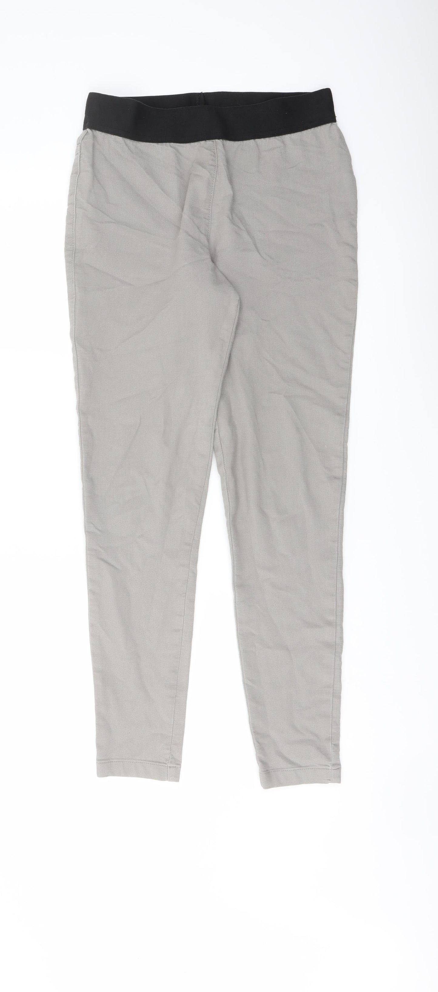 Marks and Spencer Womens Grey Cotton Jegging Jeans Size 10 L28 in Regular