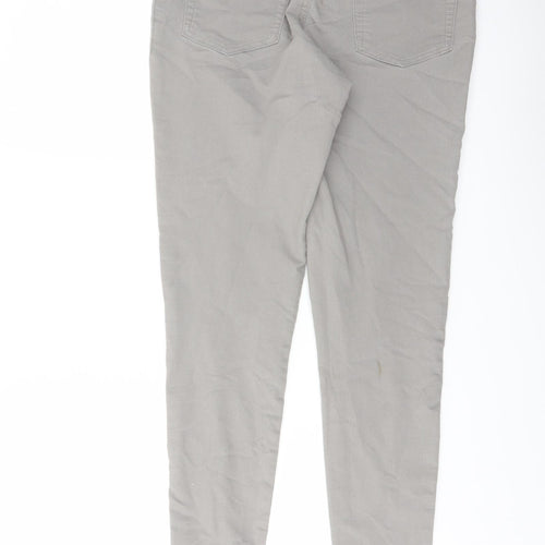Marks and Spencer Womens Grey Cotton Jegging Jeans Size 10 L28 in Regular