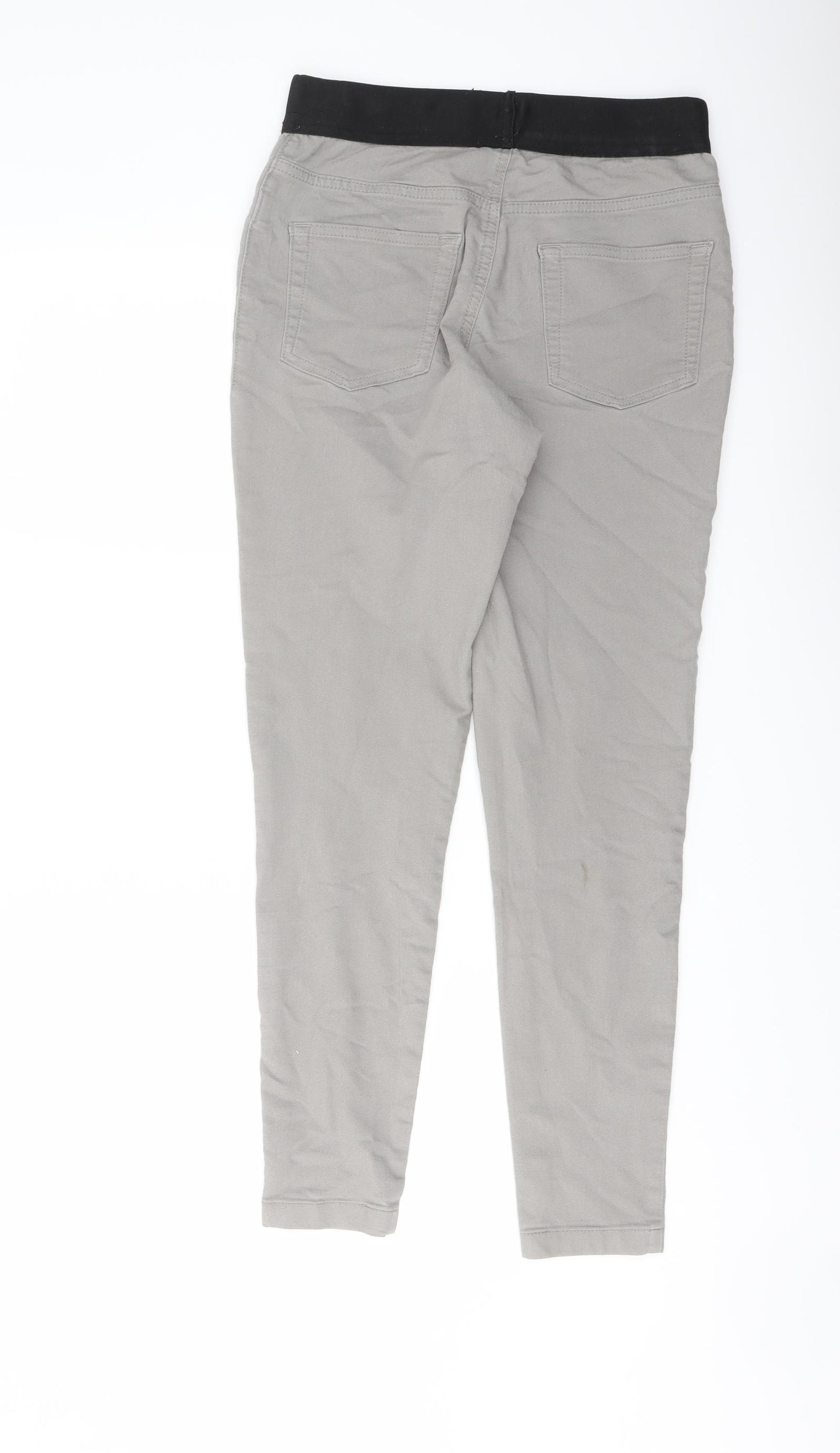 Marks and Spencer Womens Grey Cotton Jegging Jeans Size 10 L28 in Regular