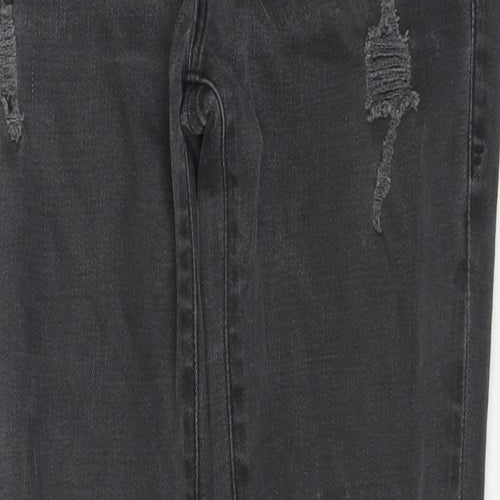FRAME Womens Grey Cotton Skinny Jeans Size 27 in L28 in Regular Zip