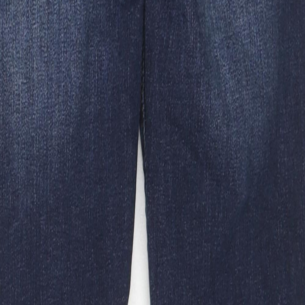Jeff&Co Girls Blue Cotton Skinny Jeans Size 10-11 Years L26 in Regular Zip