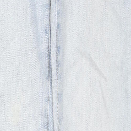 Denim & Co. Womens Blue Cotton Skinny Jeans Size 6 L31 in Regular Zip