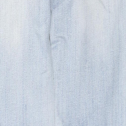 Denim & Co. Womens Blue Cotton Skinny Jeans Size 6 L31 in Regular Zip