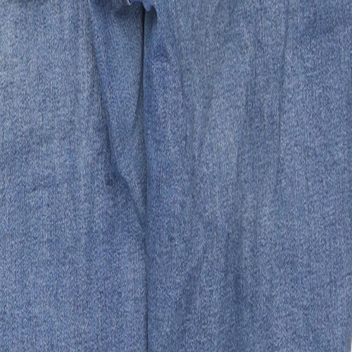 Denim & Co. Womens Blue Cotton Skinny Jeans Size 12 L27 in Regular Zip
