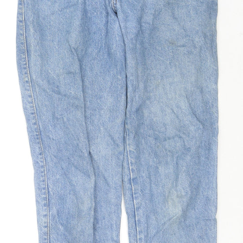 Palmetto's Womens Blue Cotton Straight Jeans Size 26 in L27 in Regular Zip