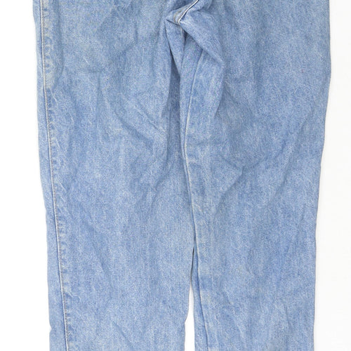 Palmetto's Womens Blue Cotton Straight Jeans Size 26 in L27 in Regular Zip