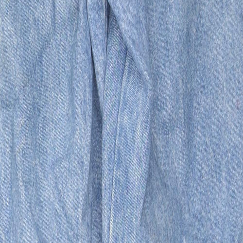 Palmetto's Womens Blue Cotton Straight Jeans Size 26 in L27 in Regular Zip