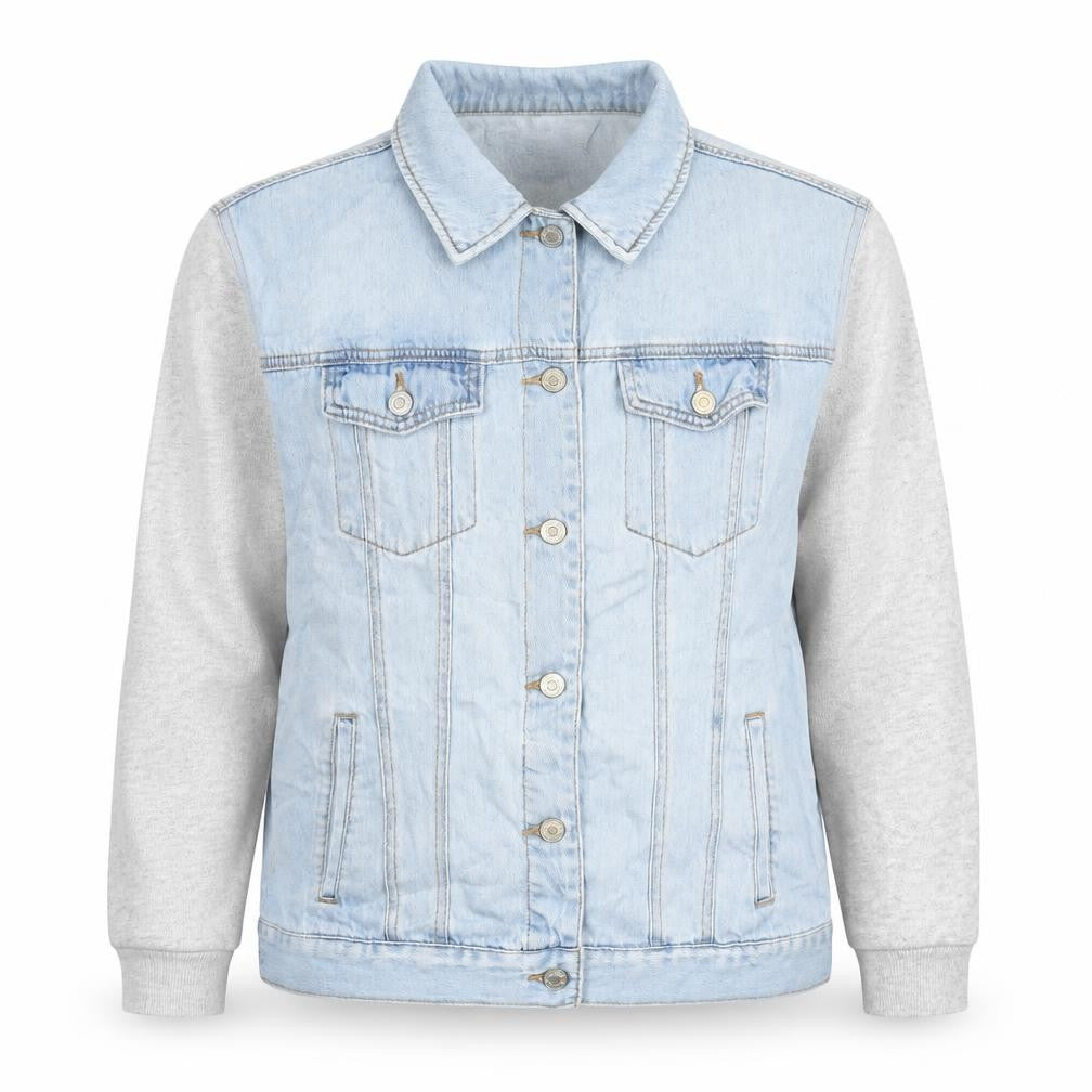 Forever 21 Womens Blue Jacket Size M Button