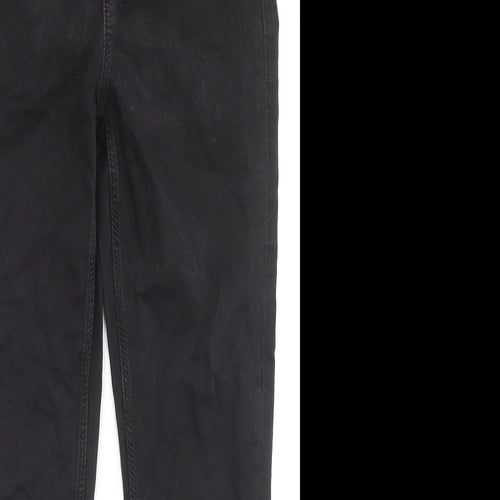 Marks and Spencer Womens Black Cotton Skinny Jeans Size 4 L27 in Regular Zip