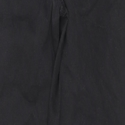 Marks and Spencer Womens Black Cotton Skinny Jeans Size 4 L27 in Regular Zip