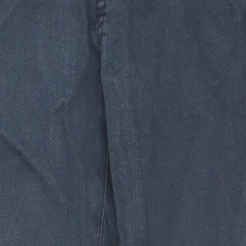 Marks and Spencer Boys Blue Cotton Skinny Jeans Size 4-5 Years Regular Drawstring
