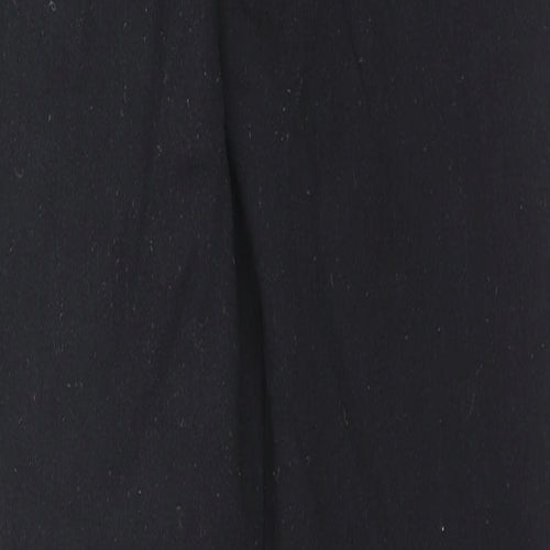 Missguided Womens Black Cotton Skinny Jeans Size 12 L28 in Regular Zip