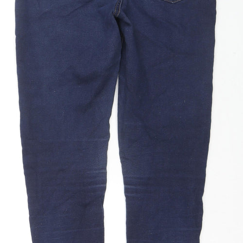 Marks and Spencer Womens Blue Cotton Jegging Jeans Size 12 L27 in Regular